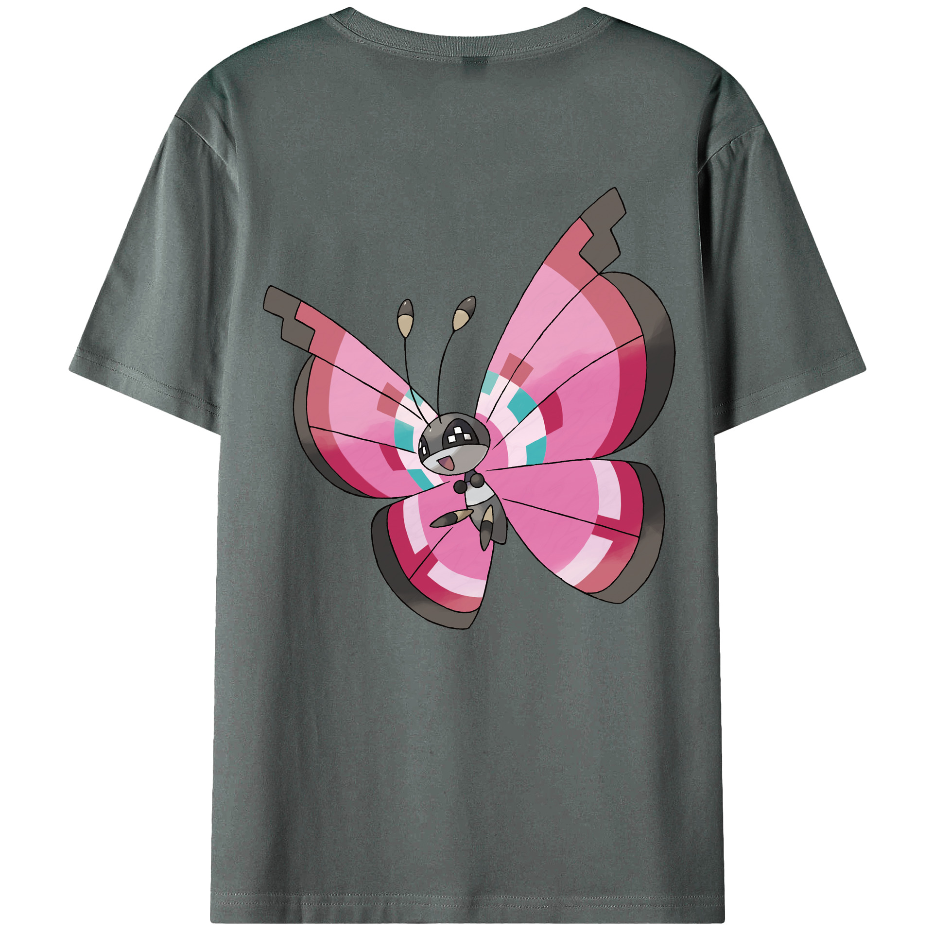 （画像用） ポケットモンスター Pokémon 綿100％半袖Tシャツ（背面プリント）